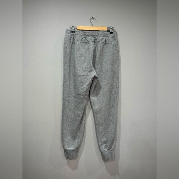 Gray Puma Elastic Waist Sweatpants Size L EUC - Picture 2 of 5